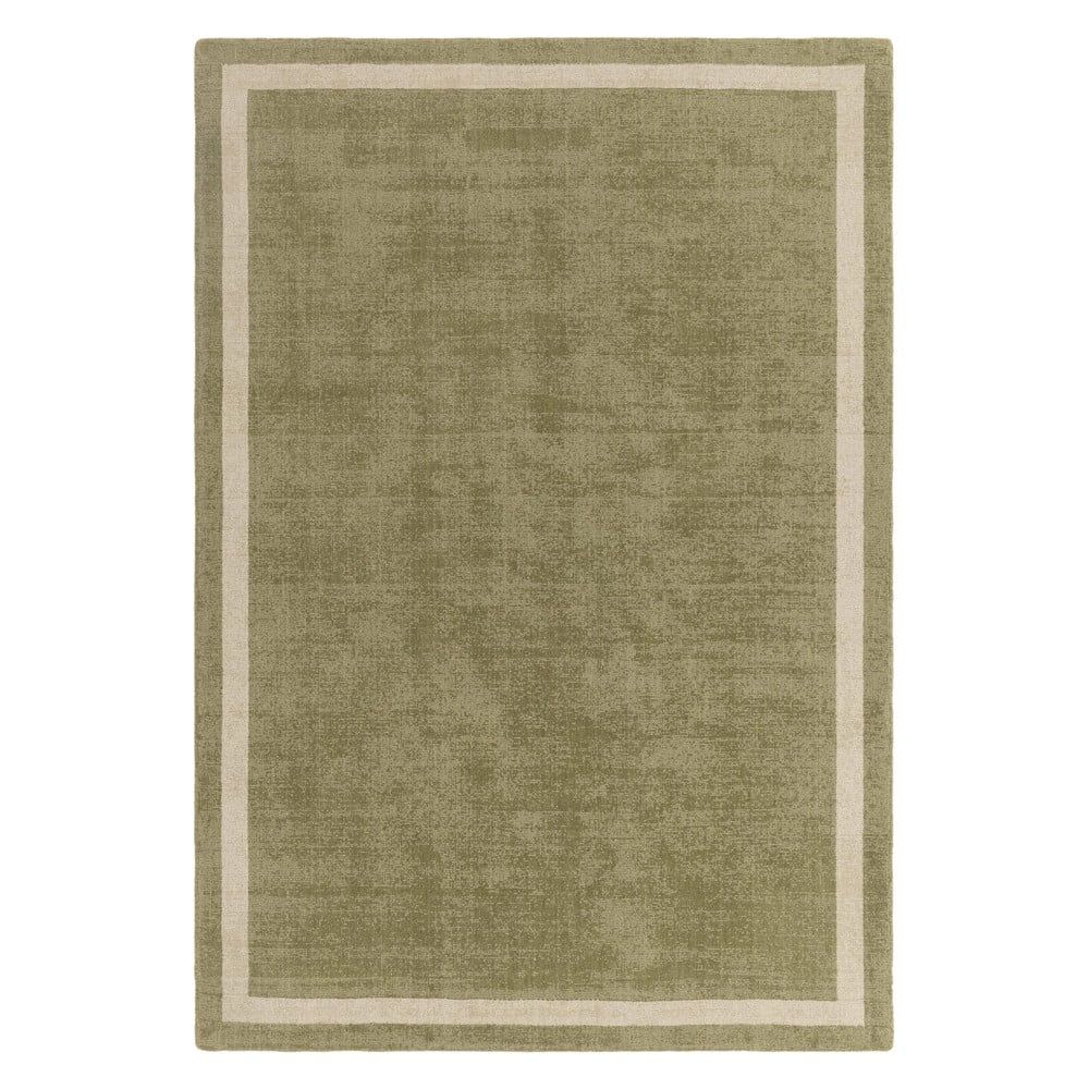Khaki ručně tkaný vlněný koberec 160x230 cm Albi – Asiatic Carpets - Bonami.cz