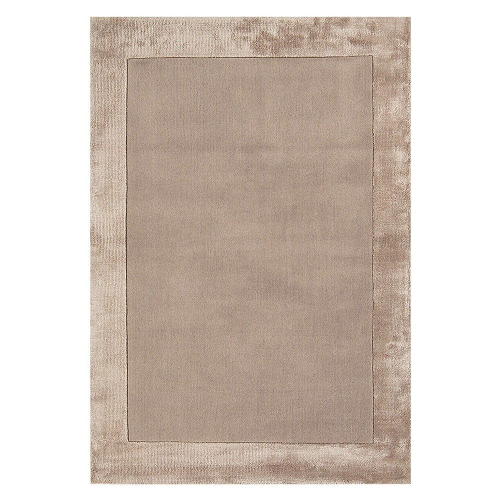 Světle hnědý ručně tkaný koberec s příměsí vlny 160x230 cm Ascot – Asiatic Carpets - Bonami.cz