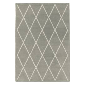 Šedý ručně tkaný vlněný koberec 200x290 cm Albany – Asiatic Carpets Bonami.cz