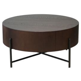 Konferenční stolek TECO ořech/černá