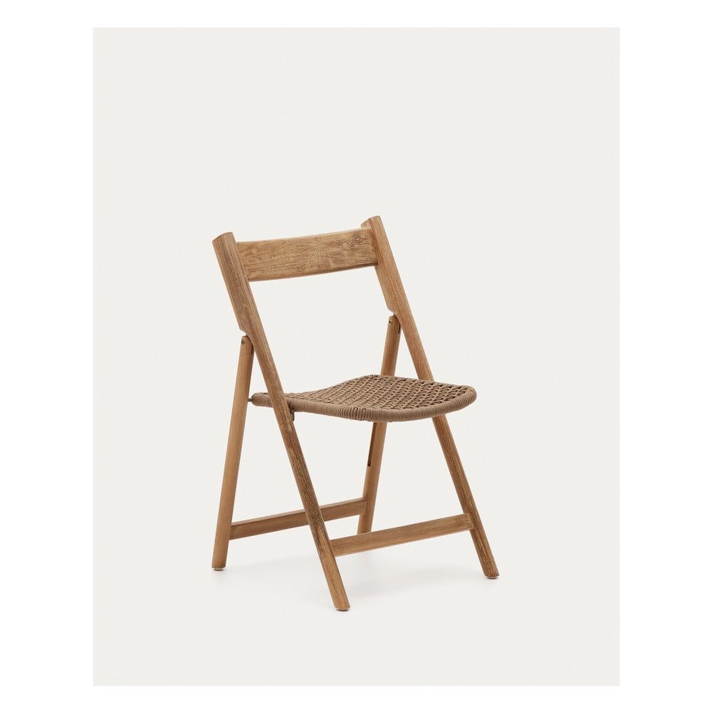 Dřevěná zahradní židle v hnědo-přírodní barvě Dandara – Kave Home - Bonami.cz