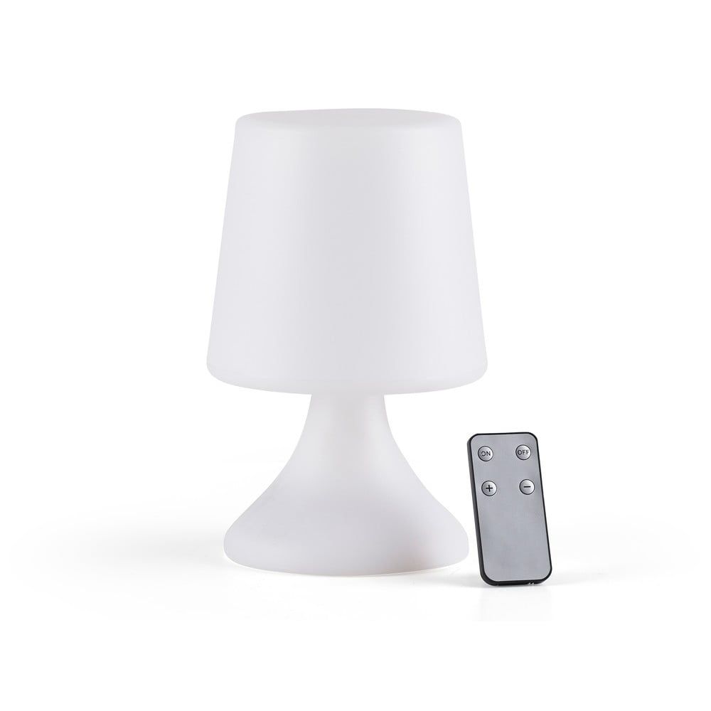 Bílá LED stolní lampa na dálkové ovládání (výška 25,5 cm) Midnat – Villa Collection - Bonami.cz