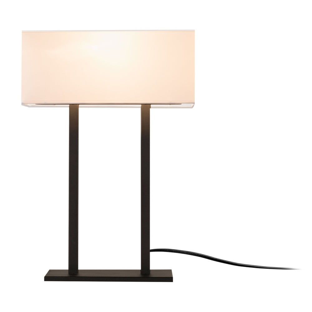 Bílo-černá stolní lampa (výška 52 cm) Salihini – Opviq lights - Bonami.cz