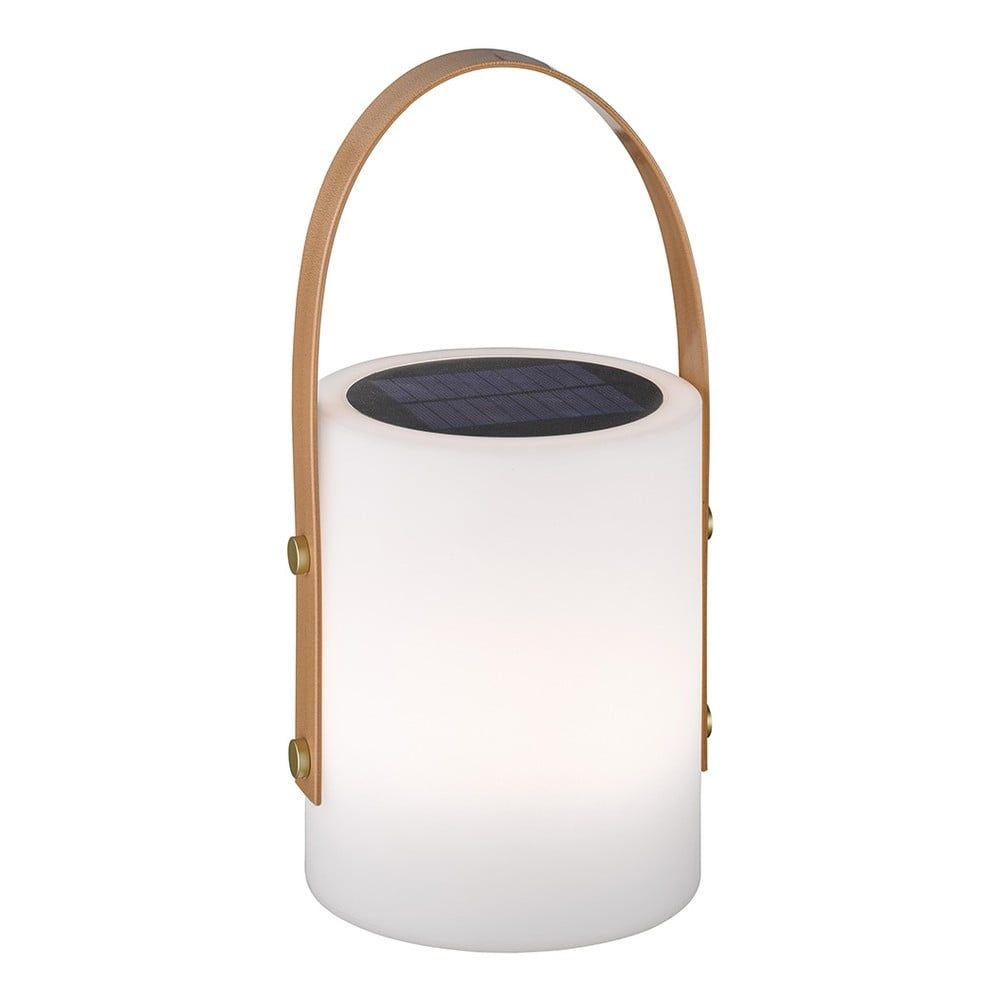 Bílo-hnědá LED stolní lampa (výška 34 cm) Bari – Fischer & Honsel - Bonami.cz