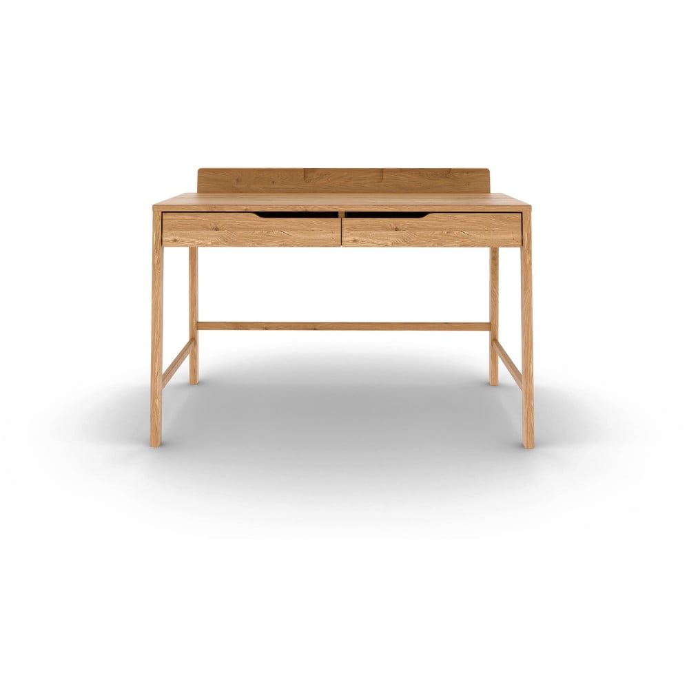 Pracovní stůl z dubového dřeva 65x120 cm Twig – The Beds - Bonami.cz