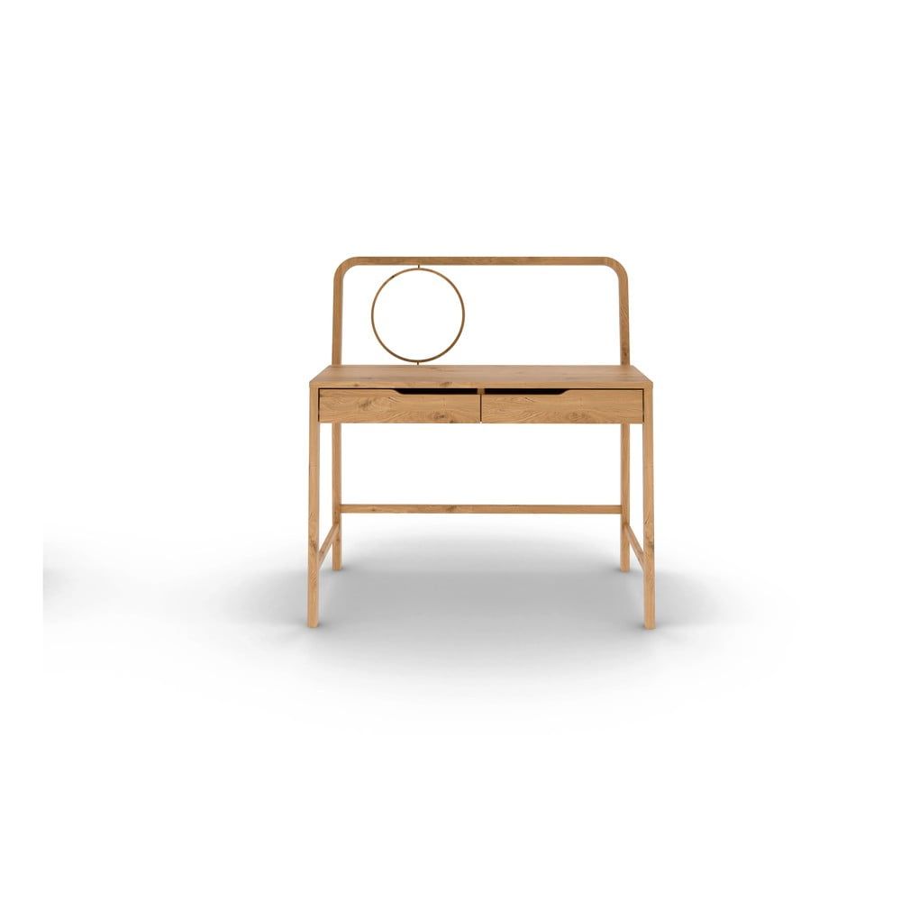 Toaletní stolek z dubového dřeva 57x110 cm Twig – The Beds - Bonami.cz