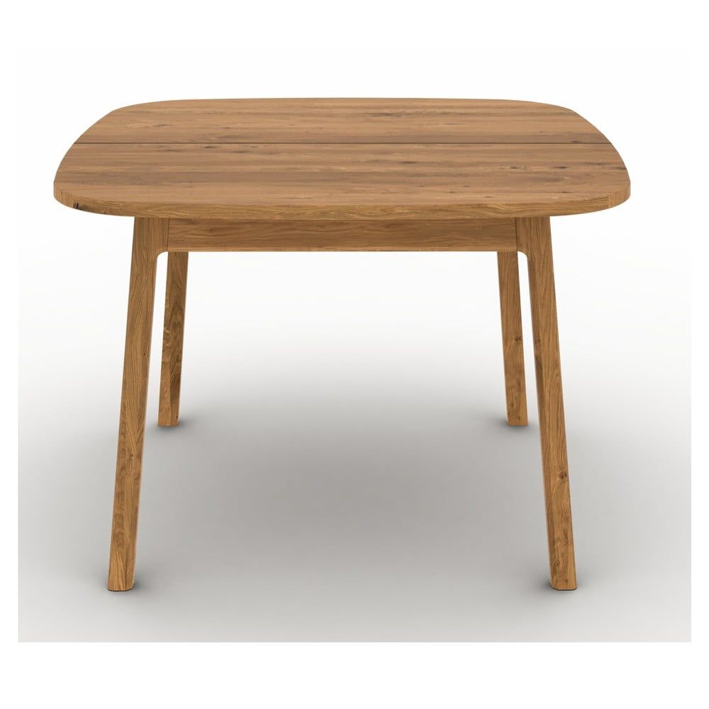 Rozkládací jídelní stůl z dubového dřeva v přírodní barvě 100x160 cm Twig – The Beds - Bonami.cz