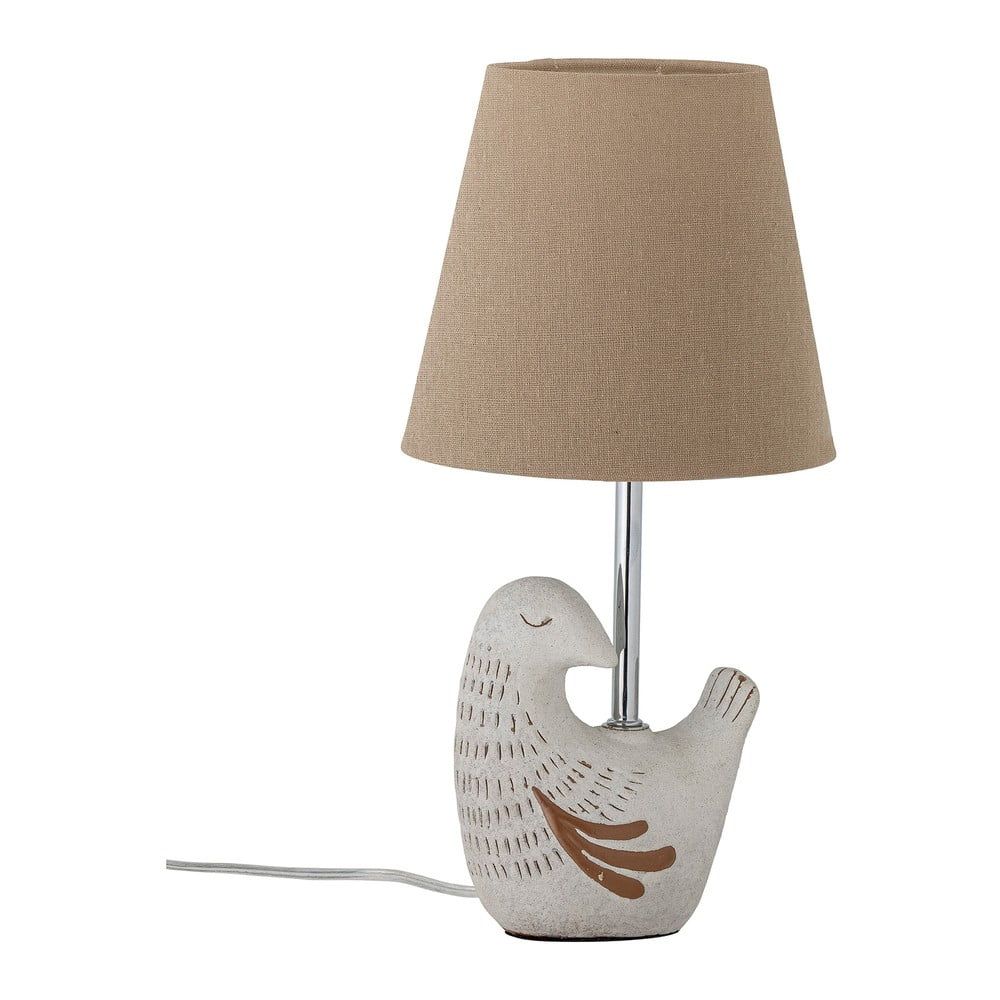 Béžová stolní lampa s textilním stínidlem (výška 40 cm) Kylie – Bloomingville - Bonami.cz