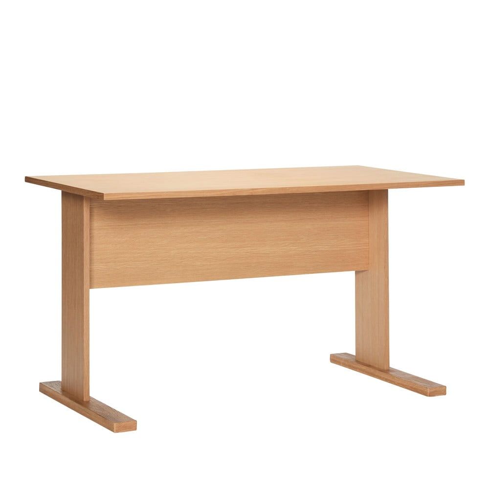 Pracovní stůl s deskou v dubovém dekoru 70x140 cm Forma – Hübsch - Bonami.cz