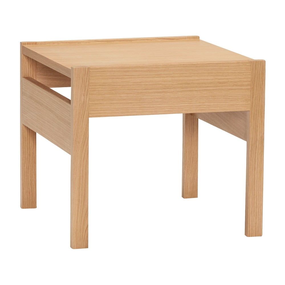 Odkládací stolek s deskou v dubovém dekoru 50x50 cm Forma – Hübsch - Bonami.cz