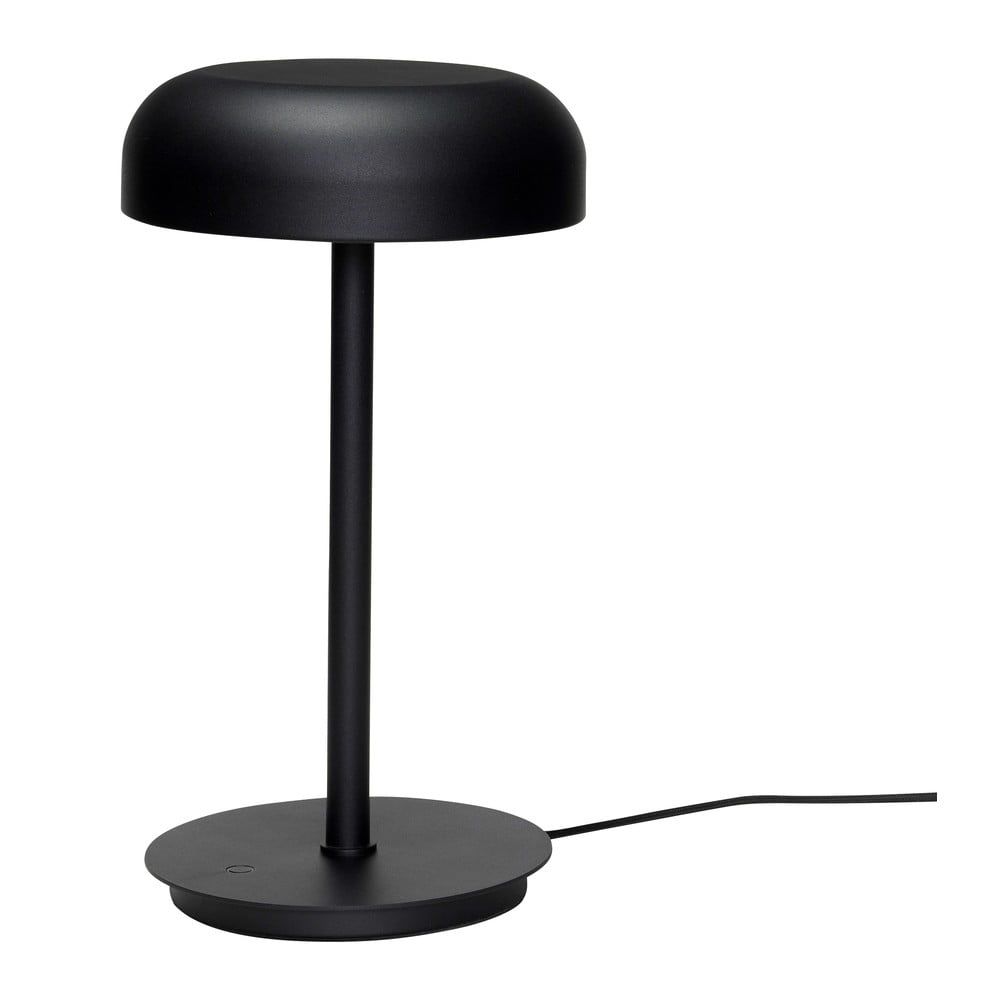 Černá LED stmívatelná stolní lampa (výška 37 cm) Velo – Hübsch - Bonami.cz