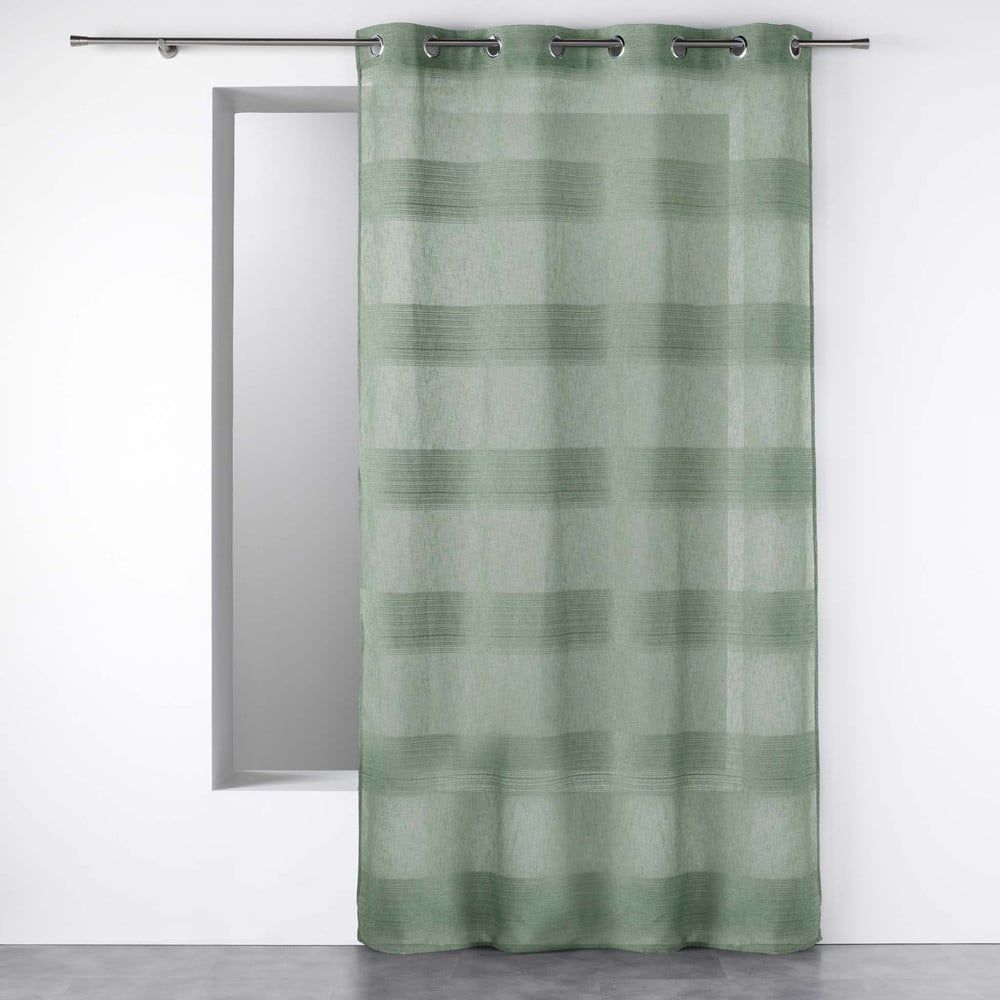 Zelená záclona 140x280 cm Terraza – douceur d\'intérieur - Bonami.cz