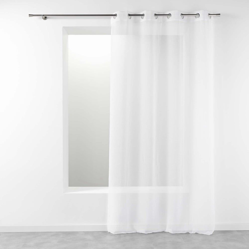 Bílá záclona 140x280 cm Telma – douceur d\'intérieur - Bonami.cz