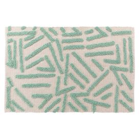 Pratelný koberec v mentolovo-krémové barvě 60x90 cm Athena – douceur d\'intérieur