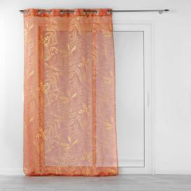 Oranžová voálová záclona 140x280 cm Belflor – douceur d\'intérieur