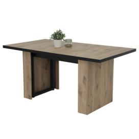Jídelní stůl ANNI T dub viking/černá