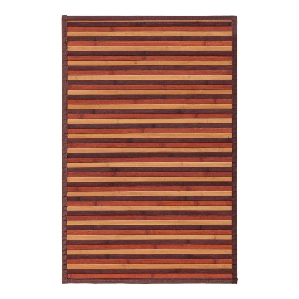 Bambusový koberec v hnědo-hořčicové barvě 60x90 cm – Casa Selección - Bonami.cz