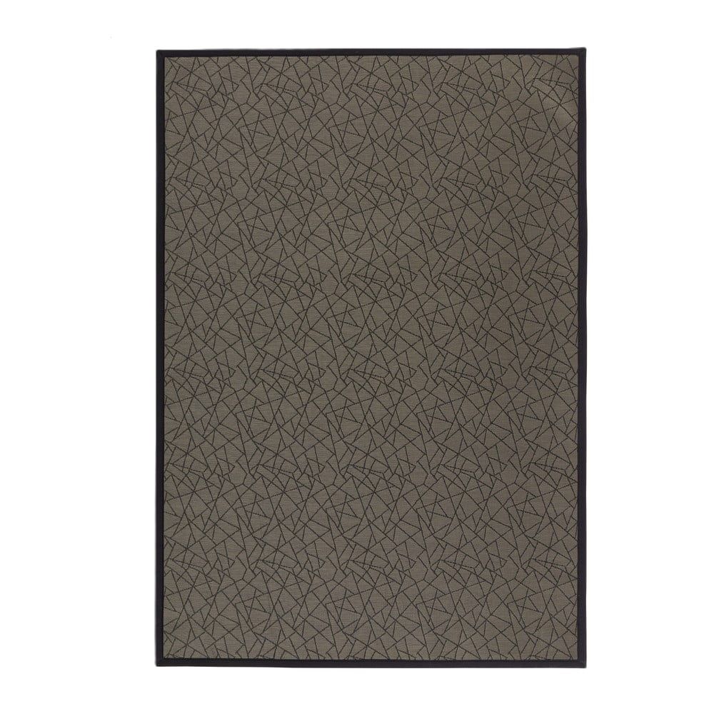 Tmavě šedý koberec z PVC 140x200 cm Geo Gold – Casa Selección - Bonami.cz