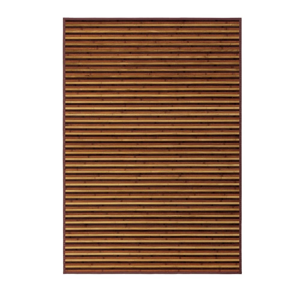 Bambusový koberec v hnědo-hořčicové barvě 140x200 cm – Casa Selección - Bonami.cz