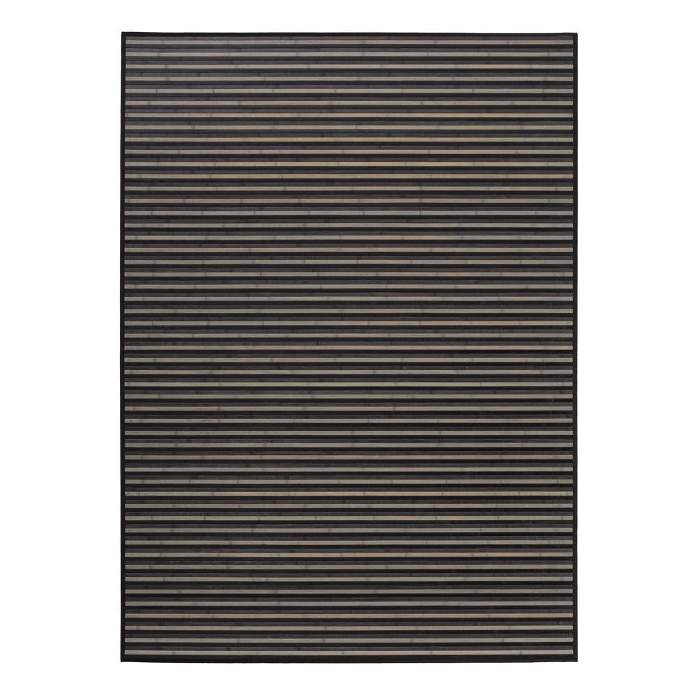 Šedý bambusový koberec 180x250 cm – Casa Selección - Bonami.cz
