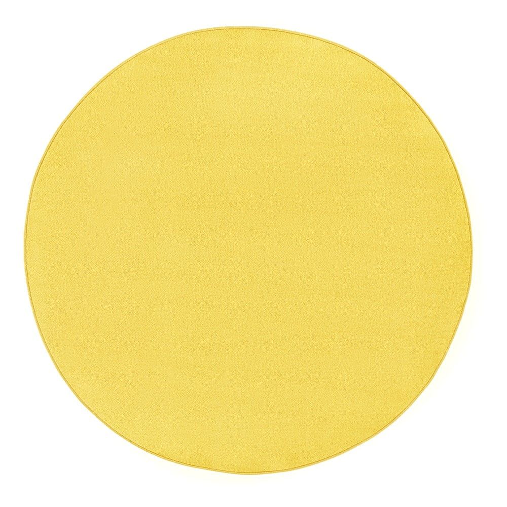 Žlutý kulatý koberec ø 133 cm Fancy – Hanse Home - Bonami.cz