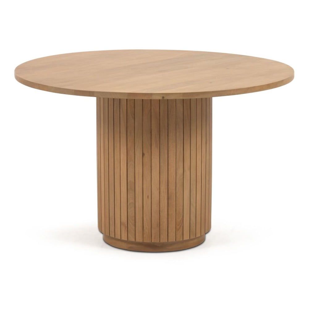 Kulatý jídelní stůl z mangového dřeva v přírodní barvě ø 120 cm Licia – Kave Home - Bonami.cz