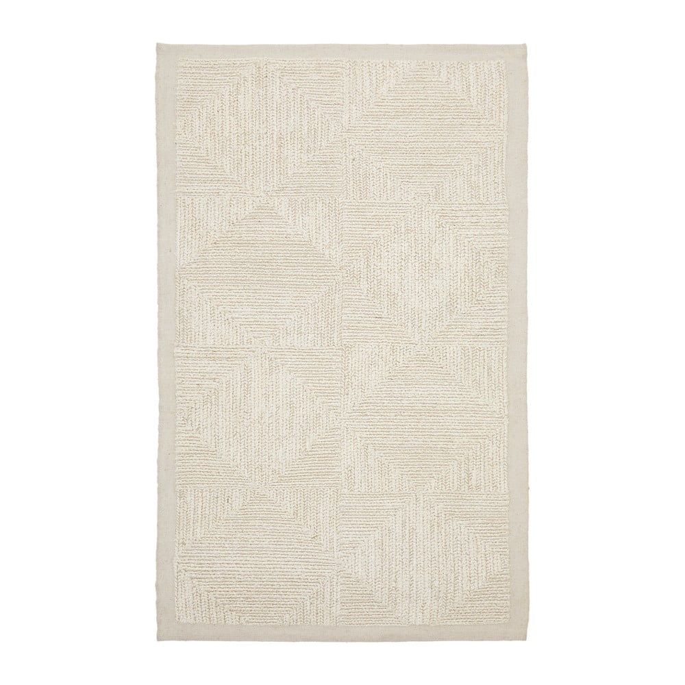 Krémový ručně tkaný jutový koberec 160x230 cm Sicali – Kave Home - Bonami.cz