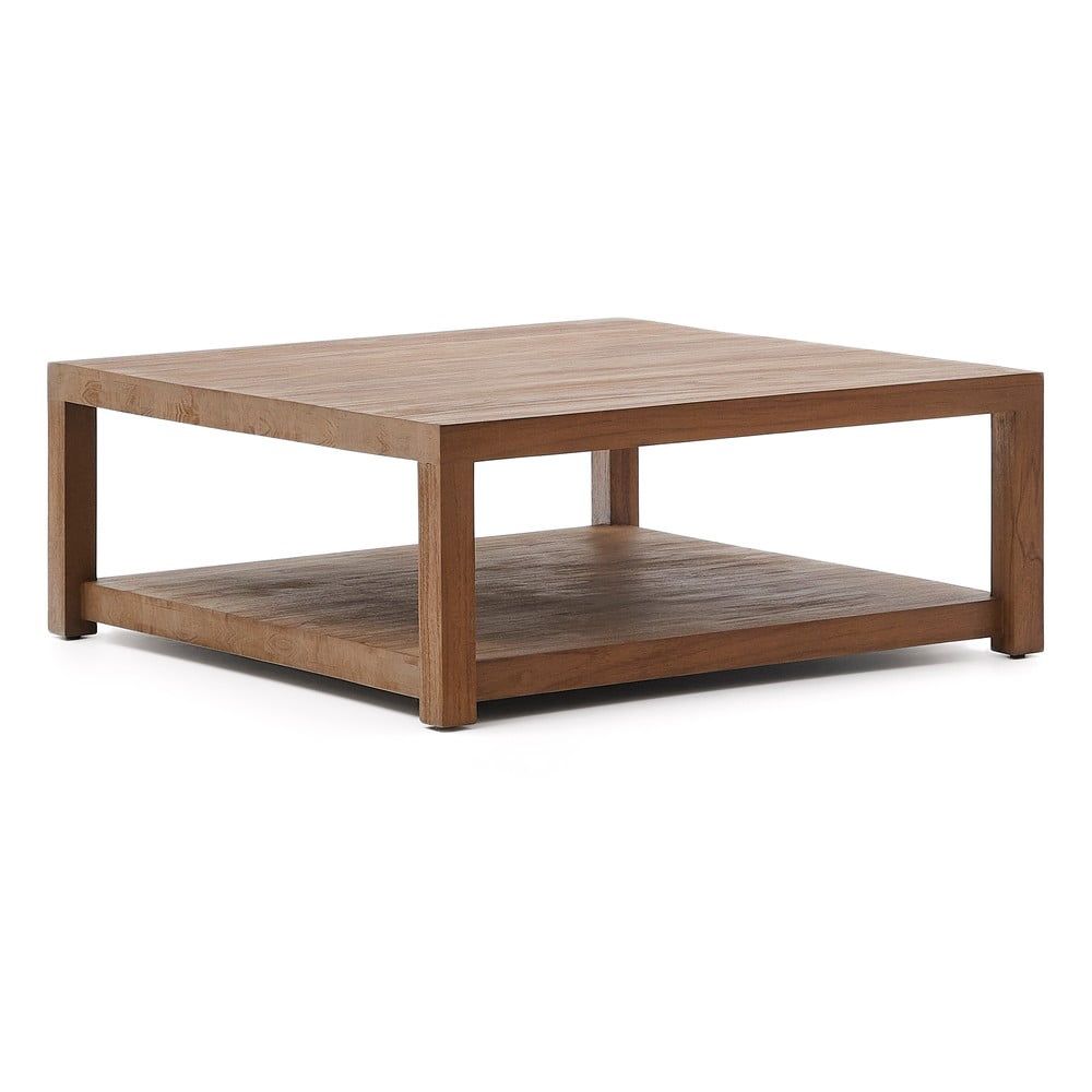 Konferenční stolek z teakového dřeva v přírodní barvě 90x90 cm Sashi – Kave Home - Bonami.cz