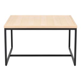 Konferenční stolek s deskou z dubového dřeva v přírodní barvě ø 70 cm Deerfield – Rowico