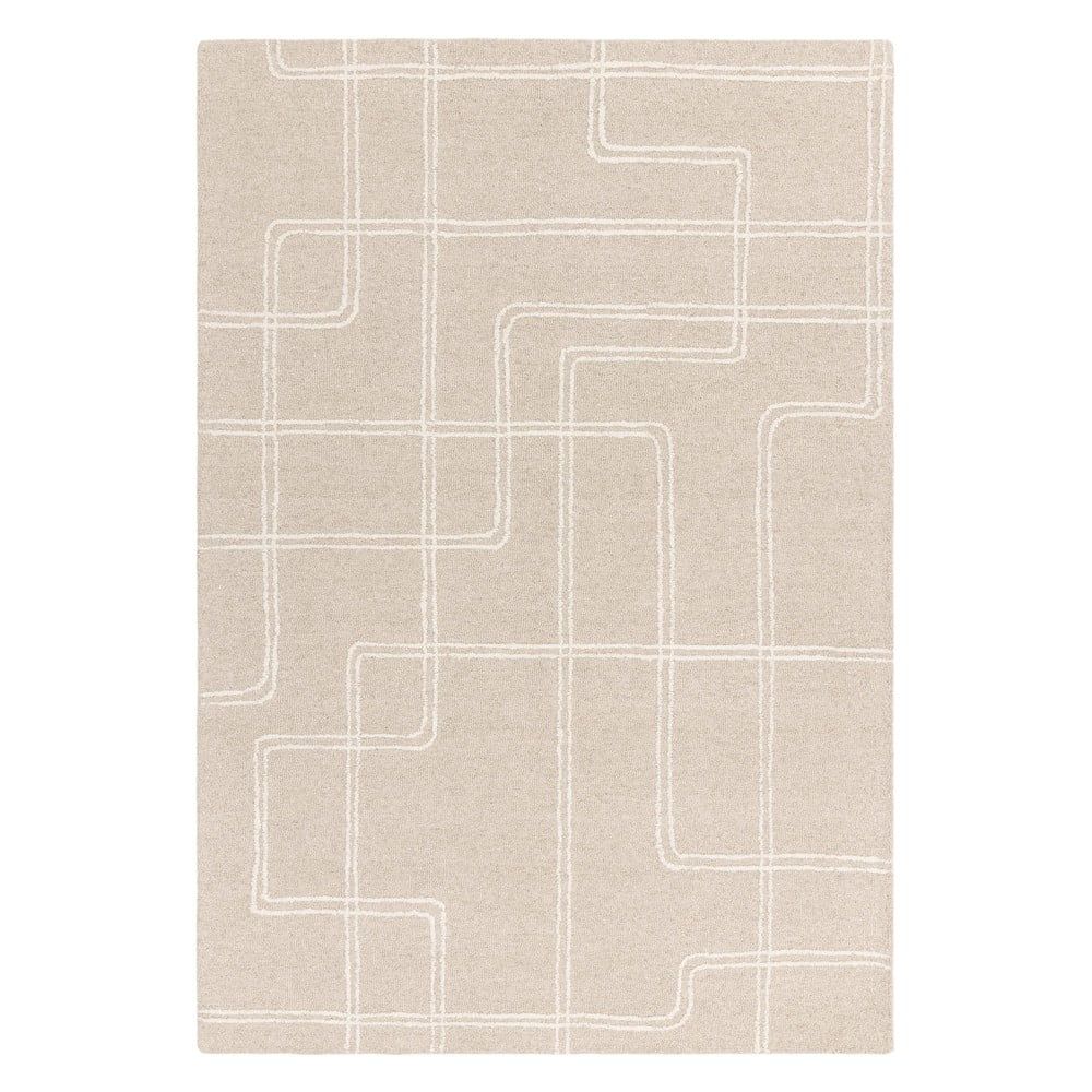 Béžový ručně tkaný vlněný koberec 160x230 cm Ada – Asiatic Carpets - Bonami.cz