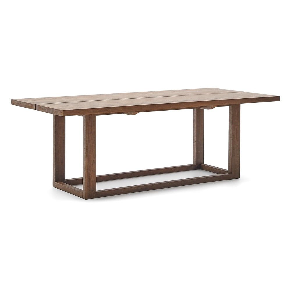 Jídelní stůl z teakového dřeva v přírodní barvě 100x220 cm Sashi – Kave Home - Bonami.cz