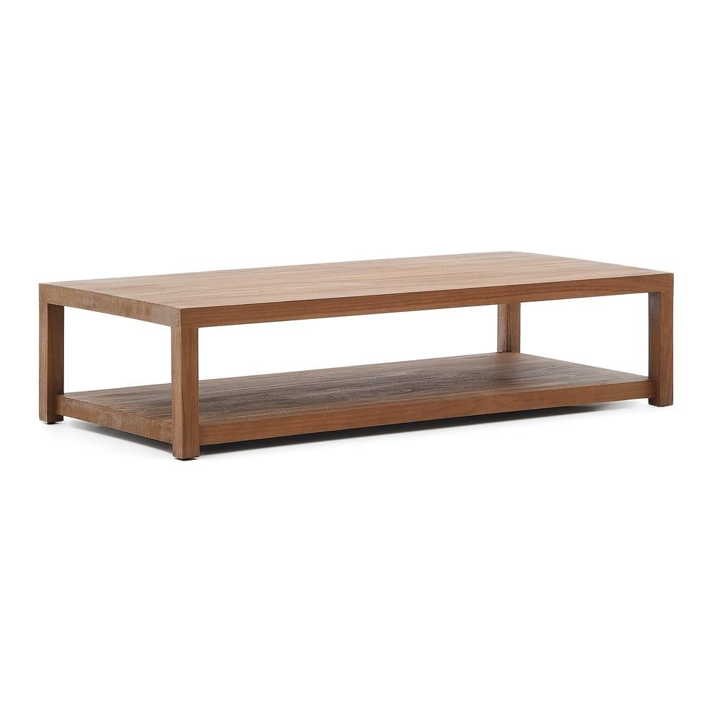 Konferenční stolek z teakového dřeva v přírodní barvě 70x150 cm Sashi – Kave Home - Bonami.cz