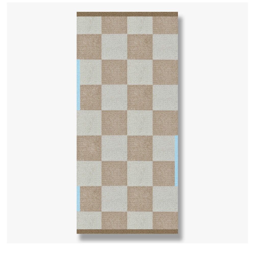 Béžový pratelný koberec 70x150 cm Square – Mette Ditmer Denmark - Bonami.cz