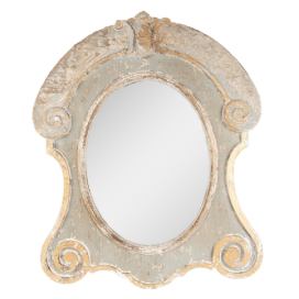 Nástěnné dřevěné vintage zrcadlo French s patinou - 69*3*84 cm Clayre & Eef LaHome - vintage dekorace