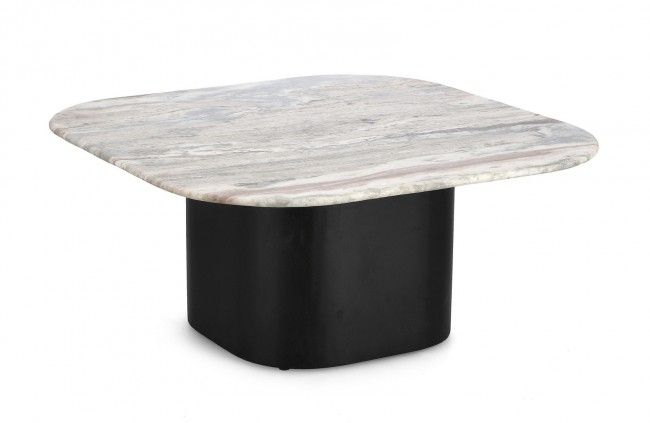 BIZZOTTO Stylový konferenční stolek LEANDER od italského výrobce designového nábytku BIZZOTTO v provedení mramoru a mangového dřeva. - iodesign.cz