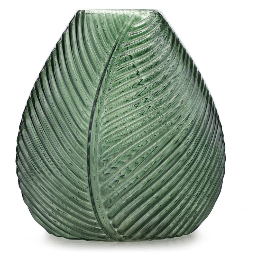 Zelená skleněná váza (výška 22 cm) Terrassa – AmeliaHome - Bonami.cz