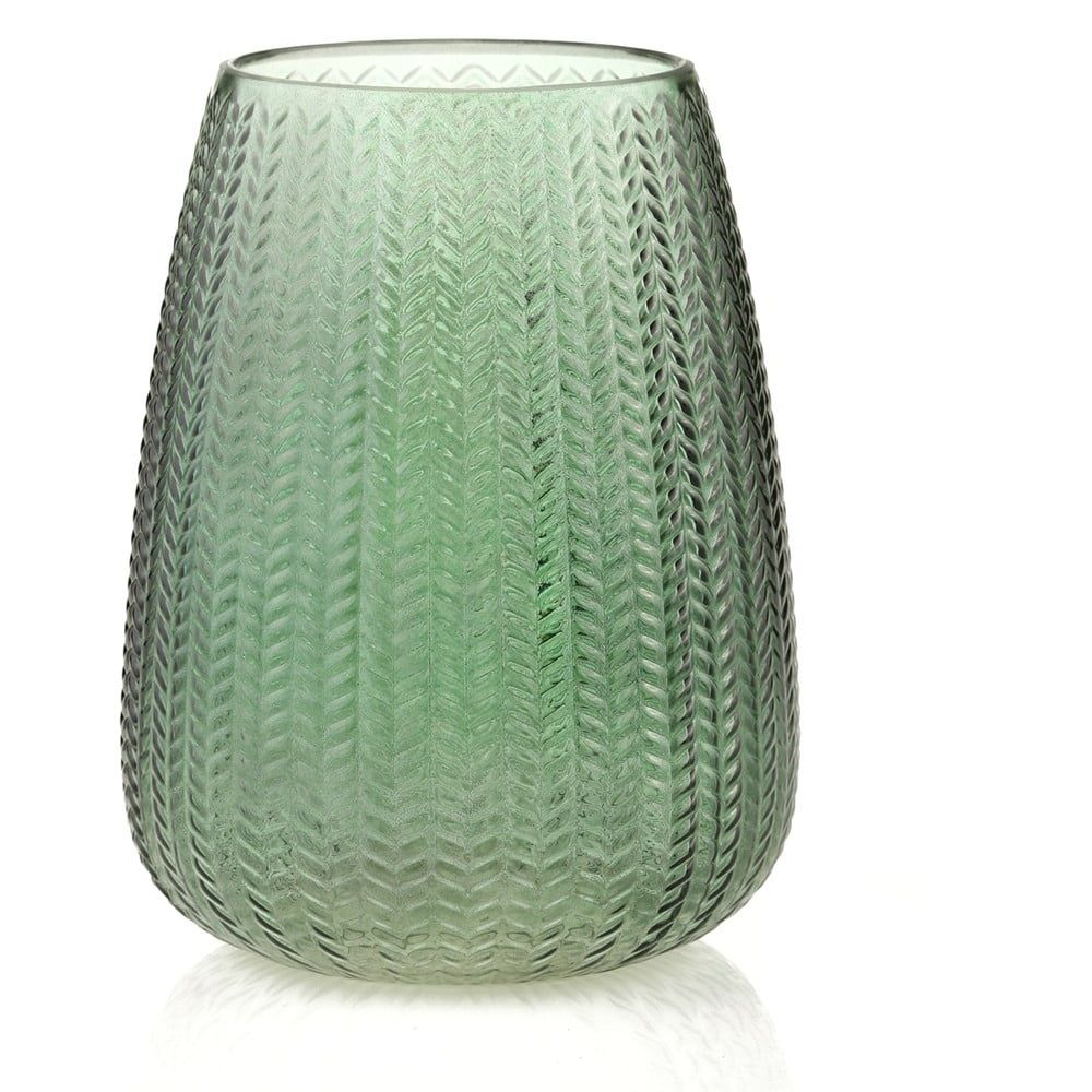 Zelená skleněná váza (výška 24 cm) Sevilla – AmeliaHome - Bonami.cz