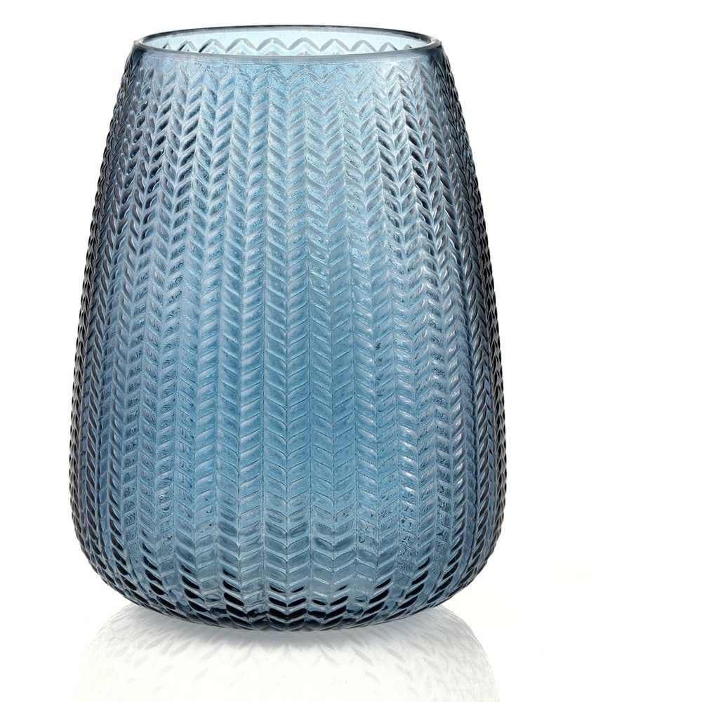 Modrá skleněná váza (výška 24 cm) Sevilla – AmeliaHome - Bonami.cz