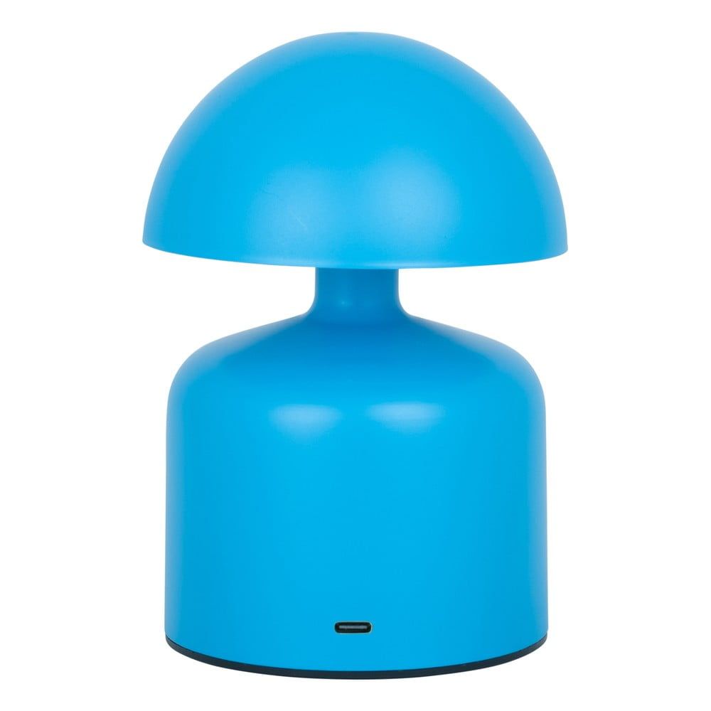 Modrá stolní lampa s kovovým stínidlem (výška 15 cm) Impetu – Leitmotiv - Bonami.cz
