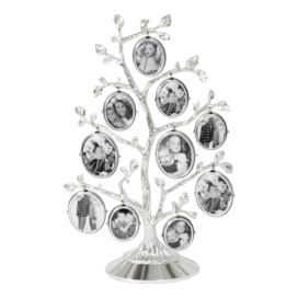 Kovový stojací rámeček ve stříbrné barvě 27x18 cm Family Tree – Zilverstad Bonami.cz