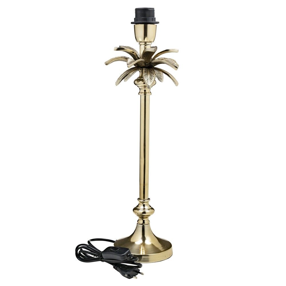 Champagne kovová základna ke stolní lampě Palm - 16*16*50cm/ E27 Mars & More - LaHome - vintage dekorace