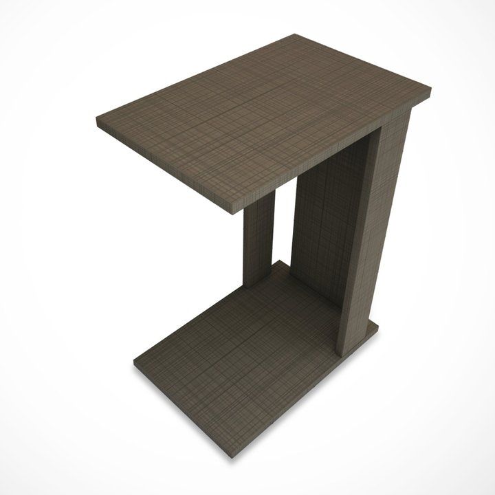 Přístavný stolek PASIFIC tmavě hnědá - SCONTO Nábytek s.r.o.