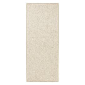 Krémový běhoun 80x300 cm Wolly – BT Carpet