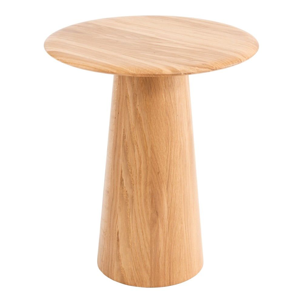Kulatý odkládací stolek z dubového dřeva ø 40 cm Mushroom – Gazzda - Bonami.cz