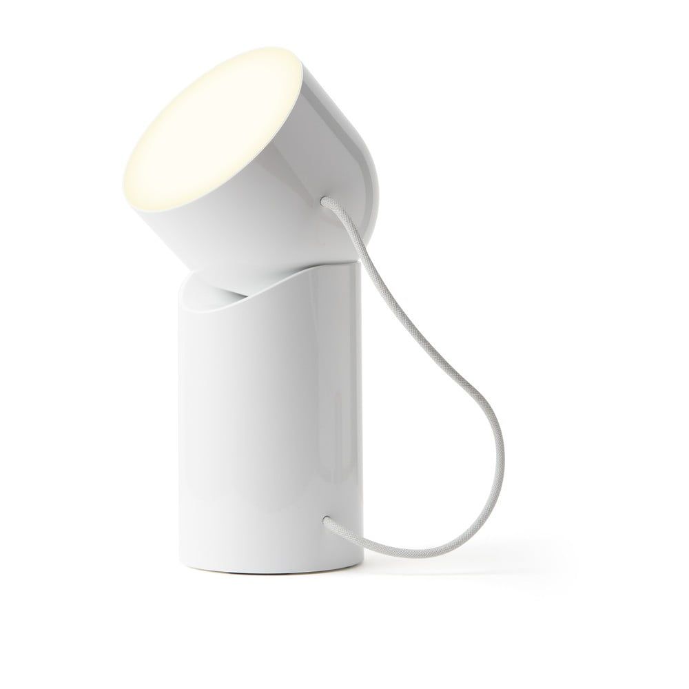 Bílá LED stolní lampa (výška 14 cm) Orbe – Lexon - Bonami.cz