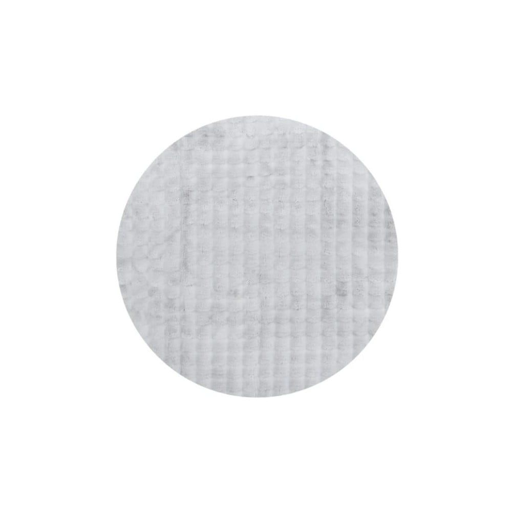 Světle šedý pratelný kulatý koberec ø 80 cm Bubble Grey – Mila Home - Bonami.cz