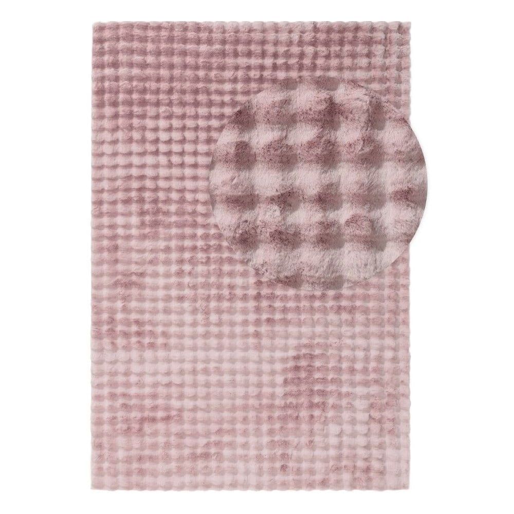 Růžový pratelný běhoun 80x200 cm Bubble Pink – Mila Home - Bonami.cz