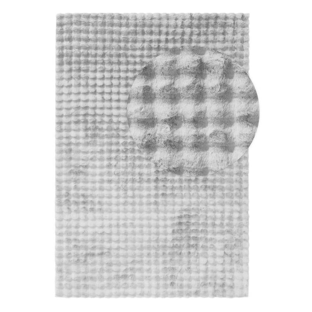 Světle šedý pratelný koberec 80x150 cm Bubble Grey – Mila Home - Bonami.cz
