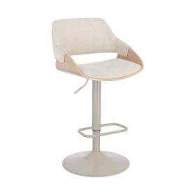 BIZZOTTO Designová barová židle ROXANNE béžová