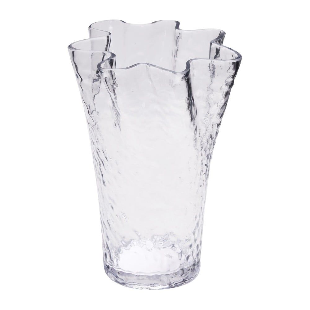 Skleněná váza (výška 30 cm) Ruffle – Hübsch - Bonami.cz